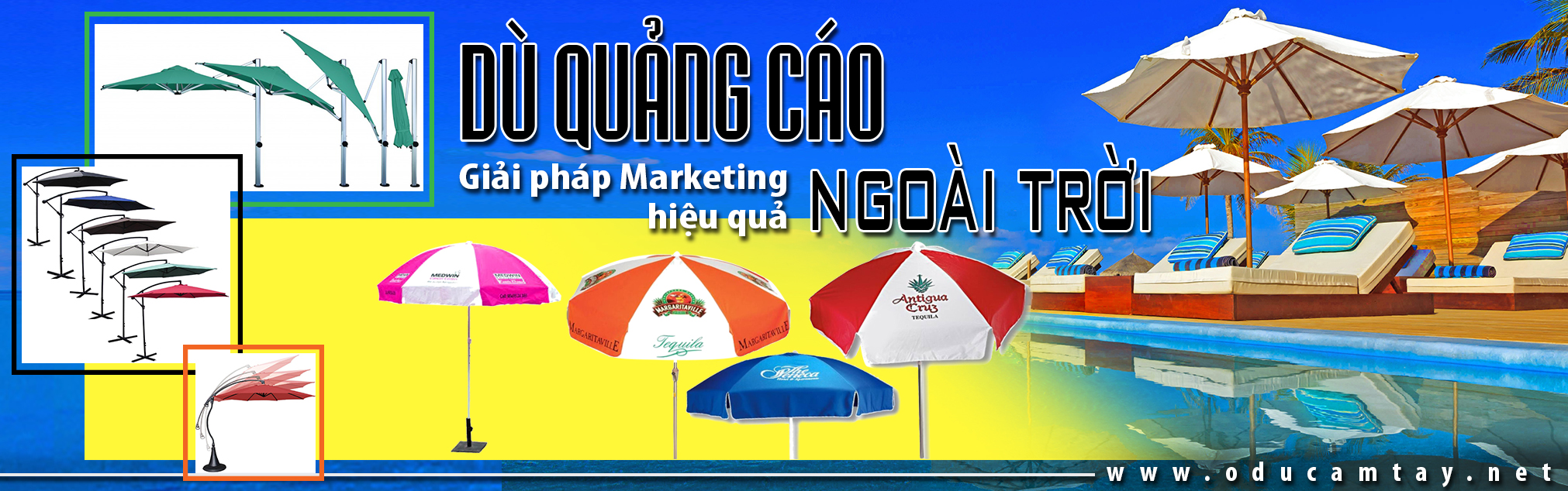 sản xuất dù ngoài trời