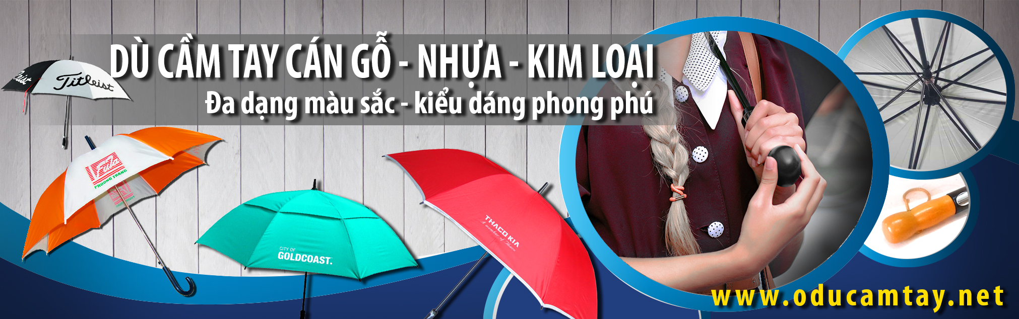 sản xuất ô dù quảng cáo